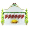 Free Personalization* Family Of 6 Sparkling Red Stockings On Fireplace 1 Free Personalization* Family Of 6 Sparkling Red Stockings On Fireplace -Ornaments Shop TT650 6 746x577 36839.1470198970