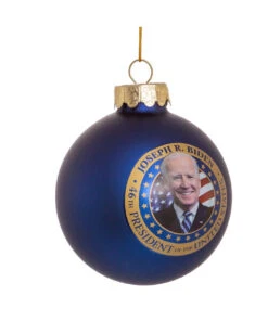 Kurt Adler President Biden Glass Ball Ornament -Ornaments Shop c7758 02 86558.1627046837