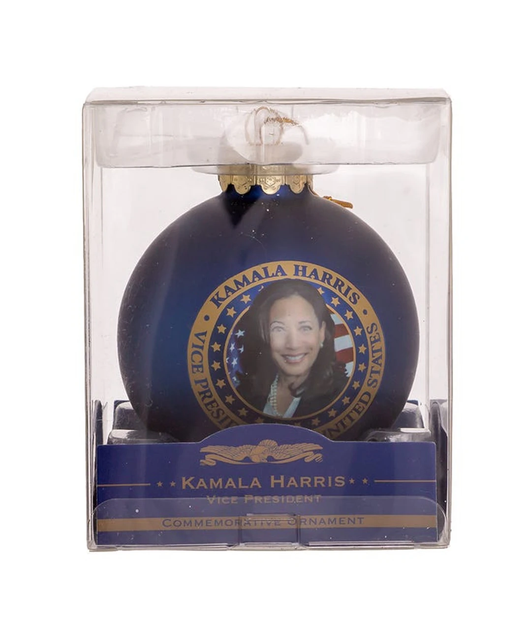 Kurt Adler Vice President Kamala Harris Glass Ball Ornament 4 Kurt Adler Vice President Kamala Harris Glass Ball Ornament - Image 2