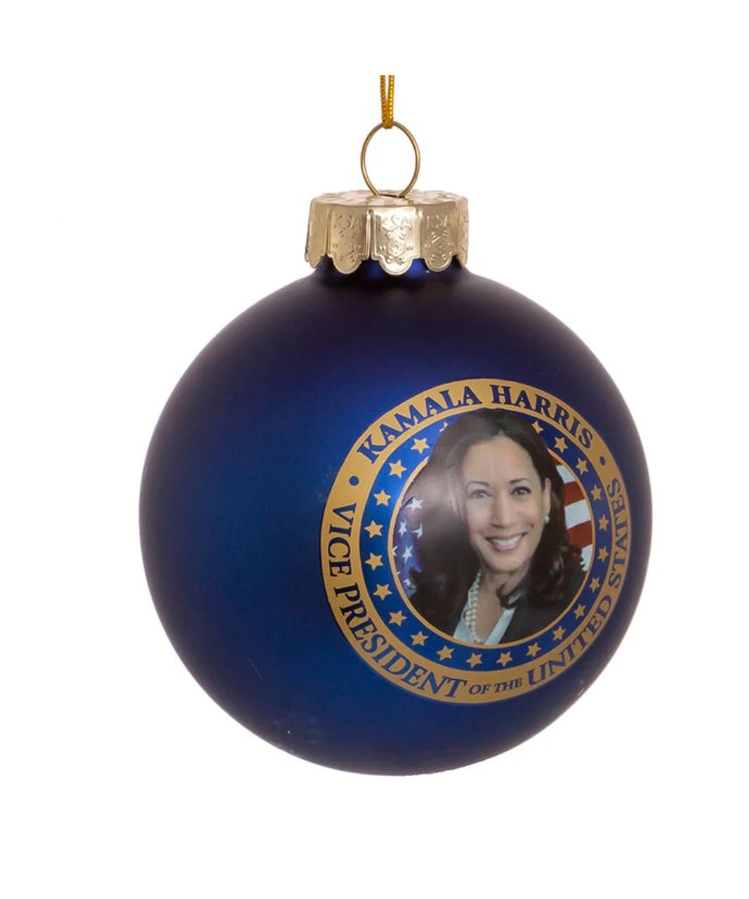 Kurt Adler Vice President Kamala Harris Glass Ball Ornament 5 Kurt Adler Vice President Kamala Harris Glass Ball Ornament - Image 3