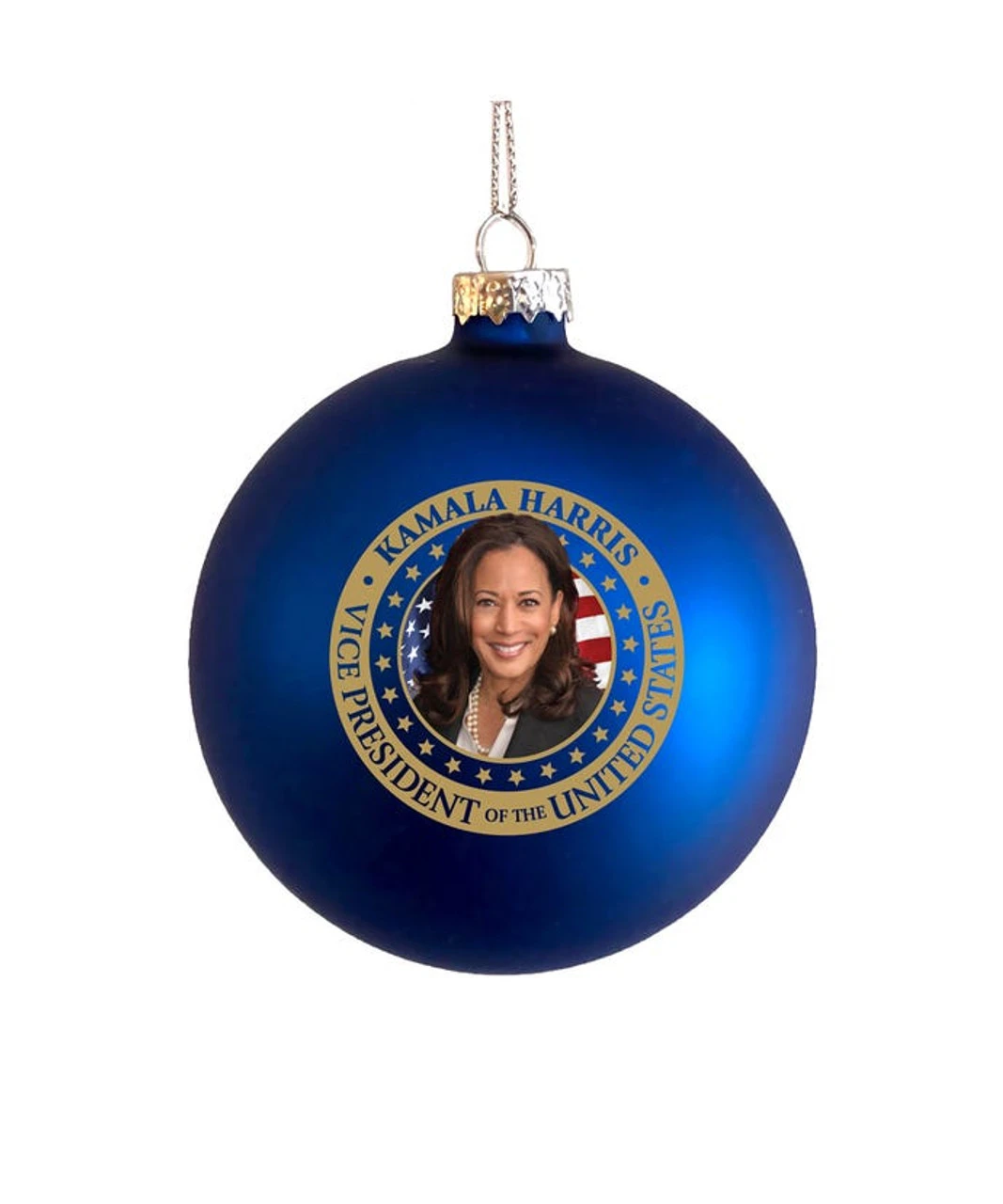 Kurt Adler Vice President Kamala Harris Glass Ball Ornament 3 Kurt Adler Vice President Kamala Harris Glass Ball Ornament