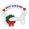 Personalized Best Dog Ever Ornament -Ornaments Shop dog ornament done 33789.1653678997
