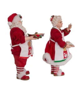 Kurt Adler 10.5" Fabriché™ Mr. And Mrs. Claus Dessert Set, 2-Piece Set 10 Kurt Adler 10.5" Fabriché™ Mr. And Mrs. Claus Dessert Set, 2-Piece Set -Ornaments Shop fa0146 02 79999.1628262943