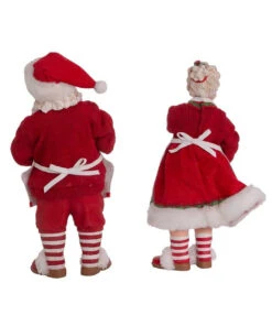 Kurt Adler 10.5" Fabriché™ Mr. And Mrs. Claus Dessert Set, 2-Piece Set 11 Kurt Adler 10.5" Fabriché™ Mr. And Mrs. Claus Dessert Set, 2-Piece Set -Ornaments Shop fa0146 03 51241.1628262946