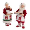 Kurt Adler 10.5" Fabriché™ Mr. And Mrs. Claus Dessert Set, 2-Piece Set 2 Kurt Adler 10.5" Fabriché™ Mr. And Mrs. Claus Dessert Set, 2-Piece Set -Ornaments Shop fa0146 12372.1628262941