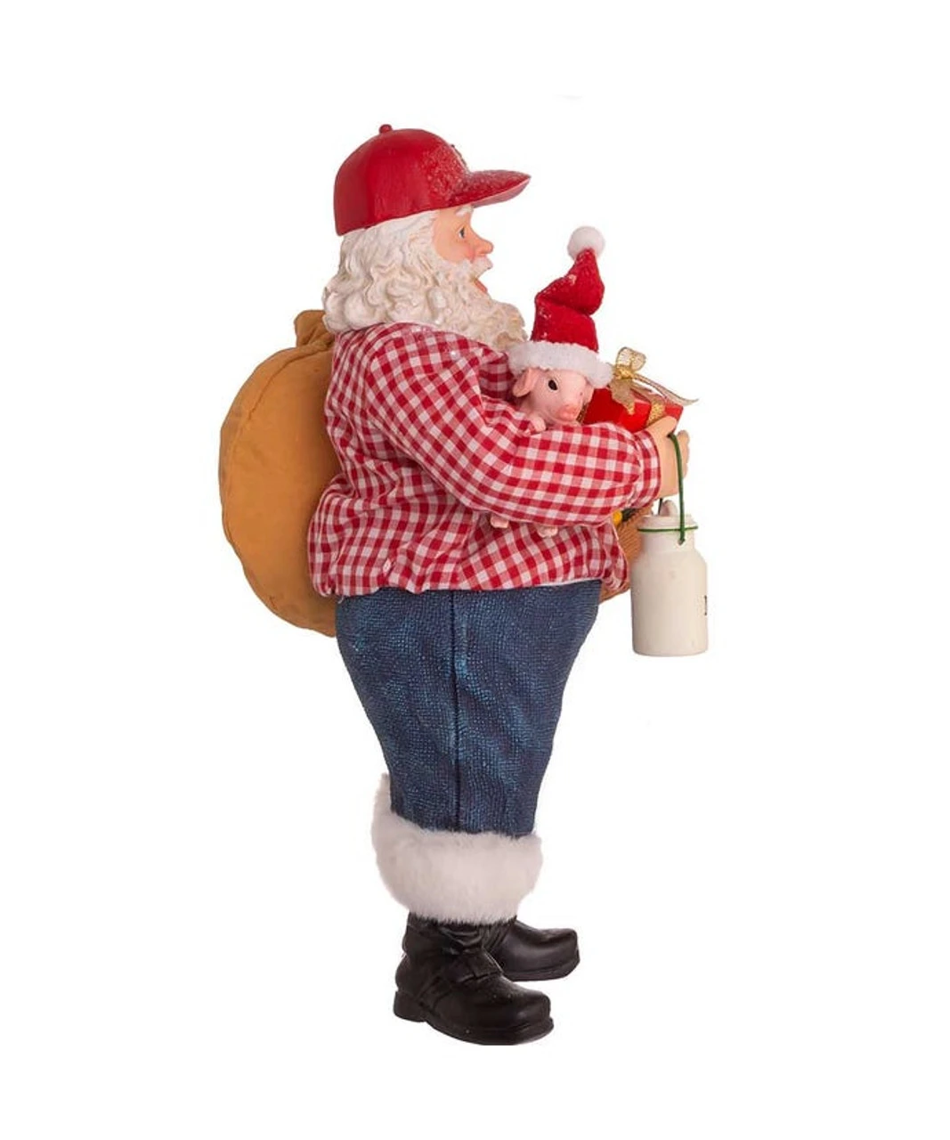 Kurt Adler 10.5" Fabriché™ Farmer Santa 5 Kurt Adler 10.5" Fabriché™ Farmer Santa - Image 3