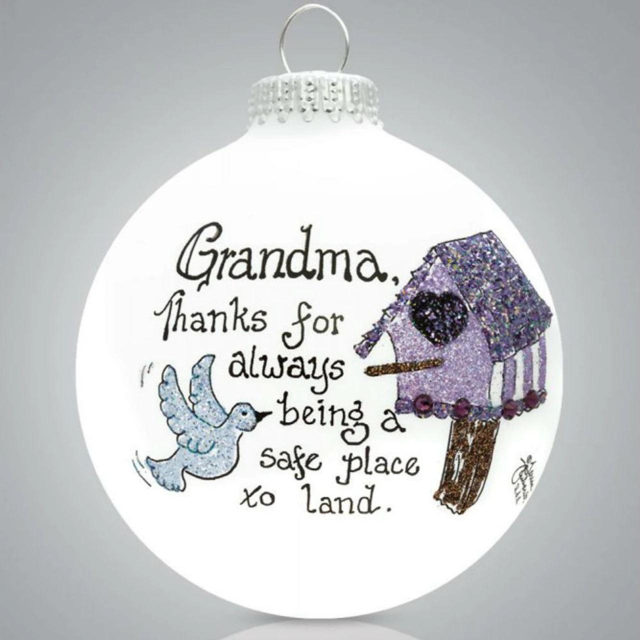Heart Gifts By Teresa - Grandma Birdhouse Ornament 4 Heart Gifts By Teresa - Grandma Birdhouse Ornament - Image 2