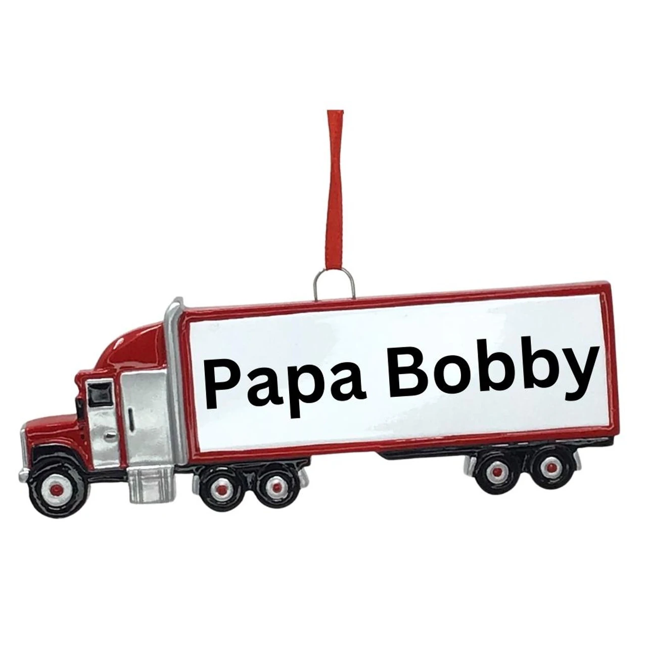 Personalized Trucker Ornament 4 Personalized Trucker Ornament - Image 2