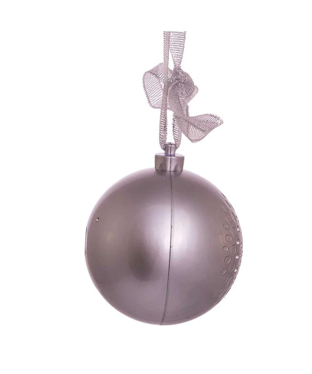 Kurt Adler 70MM Musical Silver Bluetooth Ornament Ball 6 Kurt Adler 70MM Musical Silver Bluetooth Ornament Ball - Image 4