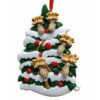 Kurt Adler Moose Christmas Tree Family Of 5 Ornament For Personalization -Ornaments Shop w8536 71611.1655462727